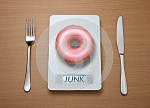 Junk Food Weight Scale photo