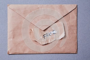 Junk mail or spam e-mail and unsolicited letter idea. The word `spam` on the envelope photo