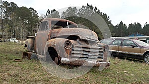 Junk yard truck