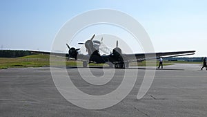 Junkers Ju 52 Airplane Silver Propeller Sternmotor DAQUI