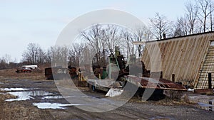 Junkyard landscape