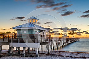 Juno, Florida, USA at the Juno Beach Pier photo
