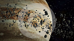 Jupiter and asteroids