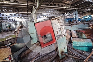 Jupiter factory in Pripyat city, Chernobyl Zone, Ukraine