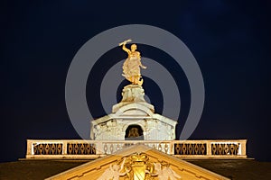 Jupiter figure on the gable of the residence castle in Rastatt