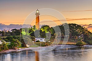 Jupiter, Florida, USA at Jupiter Inlet Light photo