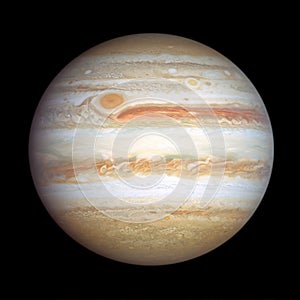 Jupiter, the largest planet of the solar system