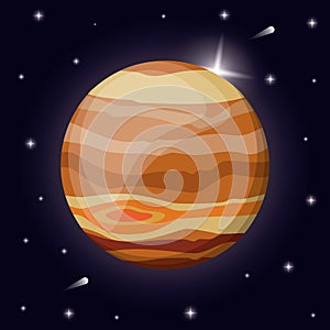 jupiter planet solar system space