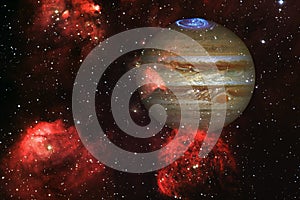 Jupiter. Solar system. Elements of this image furnished by NASA