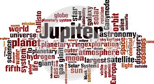 Jupiter word cloud