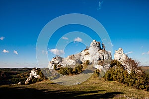 Jura krakowsko-czestochowska autumn view