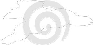 Jura Switzerland outline map