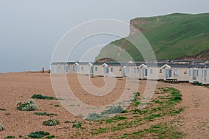 The Jurassic coast  in Dorset,Freshwater beach holiday park