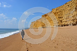 Jurassic Coast at Hive Beach, Burton Bradstock, Bridport, England