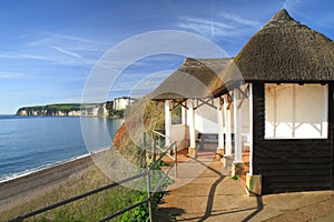 Jurassic coast in Seaton