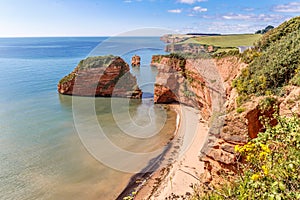 Jurassic Coast in summer