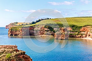 Jurassic Coast in summer