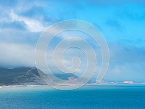 Jurassic Coastline on a Misty Summer Afternoon