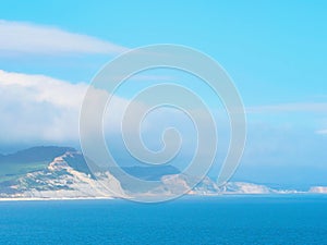 Jurassic Coastline on a Misty Summer Afternoon