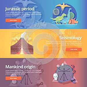 Jurassic period. Dinosaur age. Seismography science.