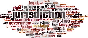 Jurisdiction word cloud