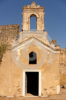 Juromenha beautiful ruin castle fortress in Alentejo, Portugal photo