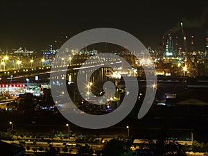 Jurong Island by night