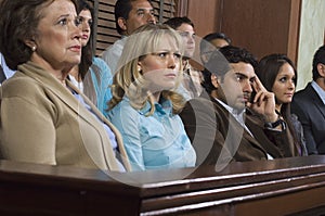 Jurors During Trial photo