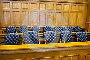 Jury Box, Law, Legal, Lawyer, Judge, Court Room