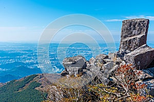 Jusangjeolli Cliff of Mudeungsan Mountain near Gwangju, Republic of Korea