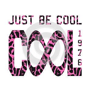 `Just be cool`, `cool 1976`