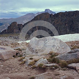 Just below the summit of Flattop Mountain, Continental Divide, Rocky Mountain National Park, Colorado