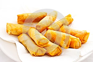 Just finished fried springrolls