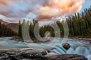 Just got back from an amazing week in Banff and Jasper here is one of my favorite places we visited, Sunwapta Falls