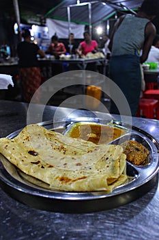 Just made Chapati and curries in Mandalay