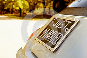 Just married