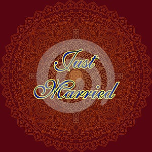 Just married board