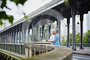 Just married couple in Paris, France