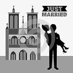 just married design