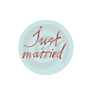 Just married- gift card design