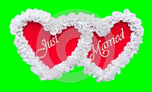 Just Married sign