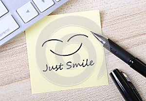 Just Smile Note
