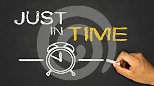just in time
