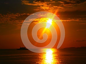 Just wait for the sunset