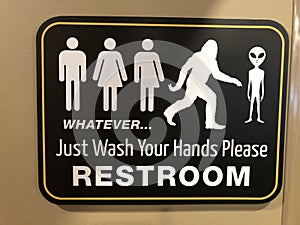 JUST WASH YOUR HANDS PLEASE,  SANITIZE,