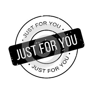 Just For You rubber stamp photo