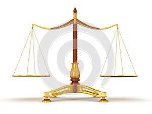 Justice Balance (clipping path included)