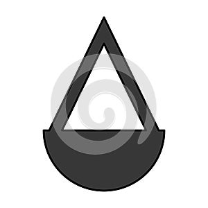 Justice balance isolated icon