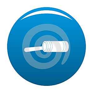 Justice gavel icon blue