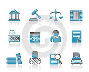 Justice and Judicial System icons